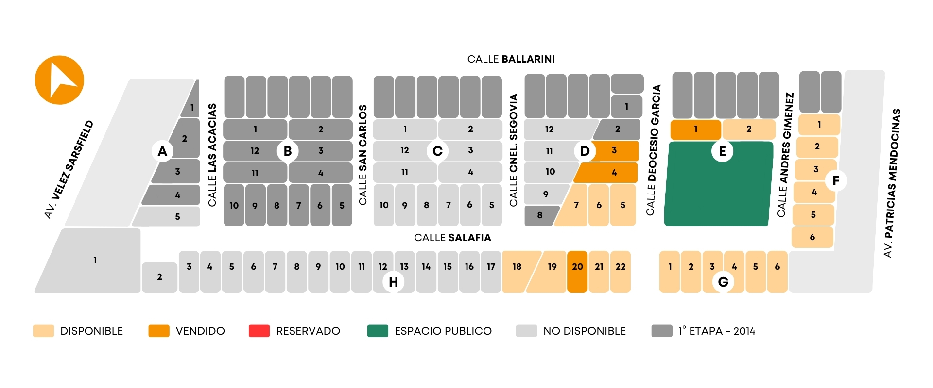 Disponibilidad de Lotes